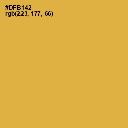 #DFB142 - Turmeric Color Image