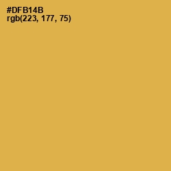 #DFB14B - Turmeric Color Image