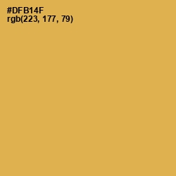 #DFB14F - Turmeric Color Image