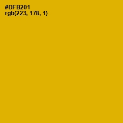 #DFB201 - Galliano Color Image