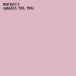 #DFB7C3 - Thistle Color Image