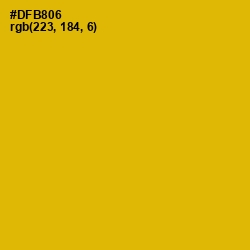 #DFB806 - Galliano Color Image