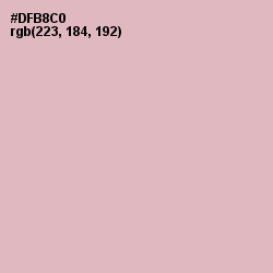 #DFB8C0 - Thistle Color Image