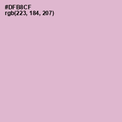 #DFB8CF - Thistle Color Image
