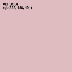 #DFBCBF - Blossom Color Image