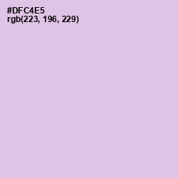 #DFC4E5 - Prelude Color Image