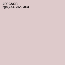 #DFCACB - Wafer Color Image