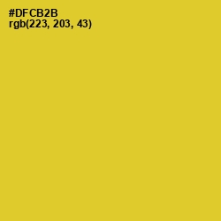 #DFCB2B - Sunflower Color Image