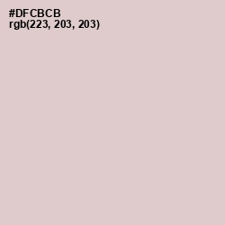 #DFCBCB - Wafer Color Image