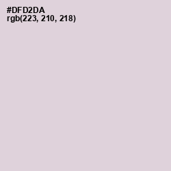 #DFD2DA - Swiss Coffee Color Image