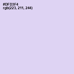 #DFD3F4 - Fog Color Image