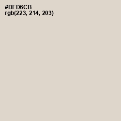 #DFD6CB - Timberwolf Color Image