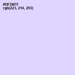#DFD6FF - Fog Color Image