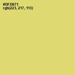 #DFD971 - Chenin Color Image