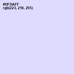 #DFDAFF - Fog Color Image