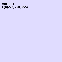 #DFDCFF - Fog Color Image