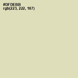 #DFDEBB - Sisal Color Image