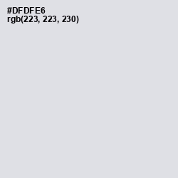 #DFDFE6 - Geyser Color Image
