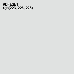#DFE2E1 - Swans Down Color Image