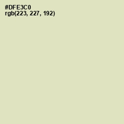 #DFE3C0 - Beryl Green Color Image