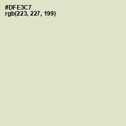 #DFE3C7 - Beryl Green Color Image