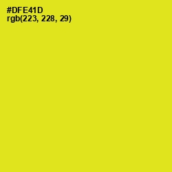 #DFE41D - Bitter Lemon Color Image