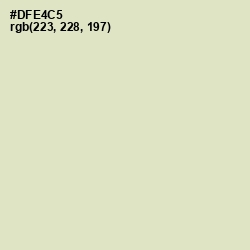 #DFE4C5 - Beryl Green Color Image