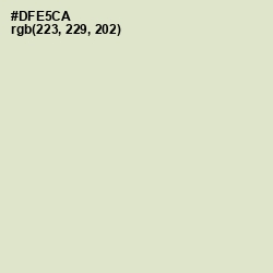 #DFE5CA - Beryl Green Color Image