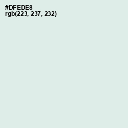 #DFEDE8 - Swans Down Color Image