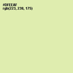 #DFEEAF - Caper Color Image