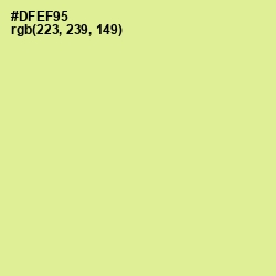 #DFEF95 - Primrose Color Image