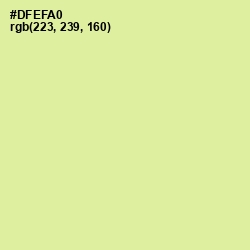 #DFEFA0 - Caper Color Image