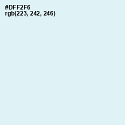 #DFF2F6 - Iceberg Color Image