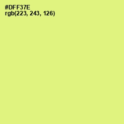#DFF37E - Sulu Color Image