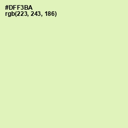 #DFF3BA - Gossip Color Image