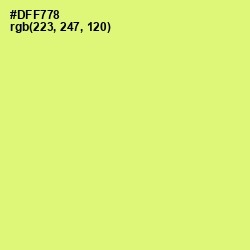 #DFF778 - Sulu Color Image