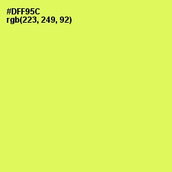 #DFF95C - Canary Color Image