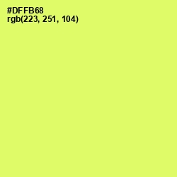 #DFFB68 - Sulu Color Image