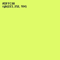 #DFFC68 - Sulu Color Image