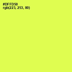 #DFFD50 - Starship Color Image