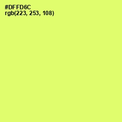 #DFFD6C - Sulu Color Image
