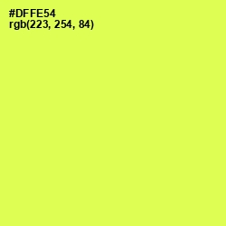 #DFFE54 - Starship Color Image