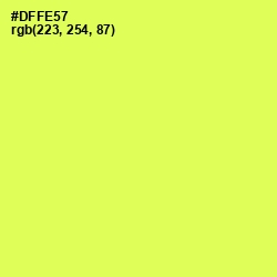 #DFFE57 - Canary Color Image