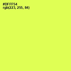 #DFFF54 - Starship Color Image