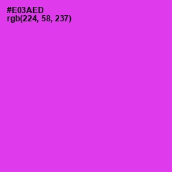 #E03AED - Razzle Dazzle Rose Color Image