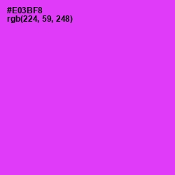 #E03BF8 - Razzle Dazzle Rose Color Image