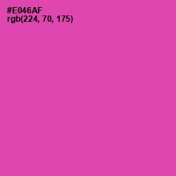 #E046AF - Brilliant Rose Color Image