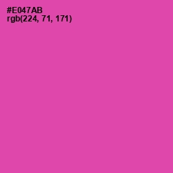 #E047AB - Brilliant Rose Color Image