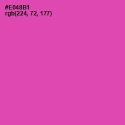 #E048B1 - Brilliant Rose Color Image