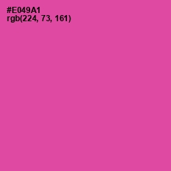 #E049A1 - Brilliant Rose Color Image